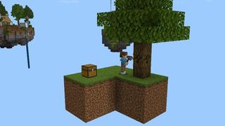 Screenshot of the Minecraft Bedrock Marketplace product Skyblock created by Levelatics.