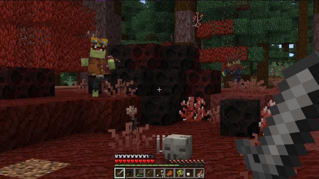 Screenshot of the Minecraft Bedrock Marketplace product ZOMBIFIED Add-On created by Levelatics.