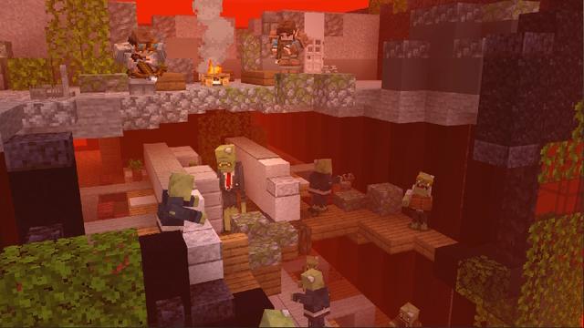 Screenshot of the Minecraft Bedrock Marketplace product ZOMBIFIED Add-On created by Levelatics.