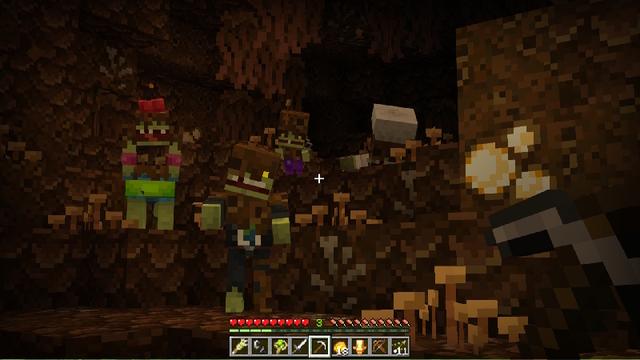 Screenshot of the Minecraft Bedrock Marketplace product ZOMBIFIED Add-On created by Levelatics.