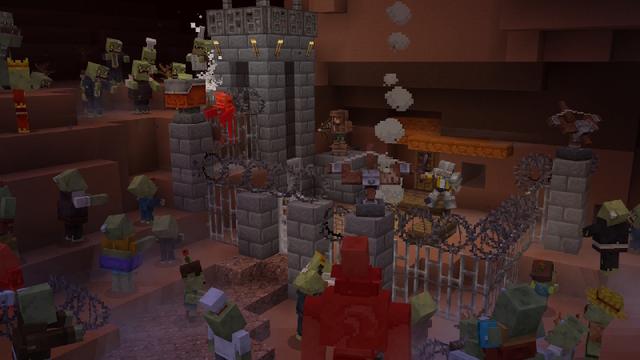 Screenshot of the Minecraft Bedrock Marketplace product ZOMBIFIED Add-On created by Levelatics.
