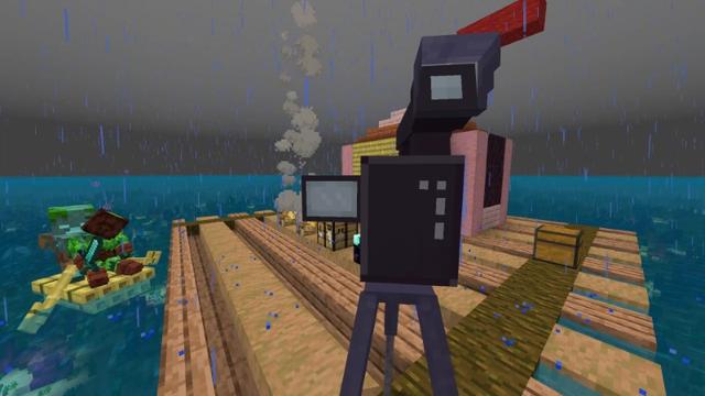Screenshot of the Minecraft Bedrock Marketplace product 7 Days Stranded At Sea created by Lifeboat.