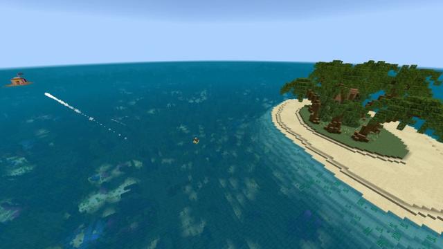 Screenshot of the Minecraft Bedrock Marketplace product 7 Days Stranded At Sea created by Lifeboat.