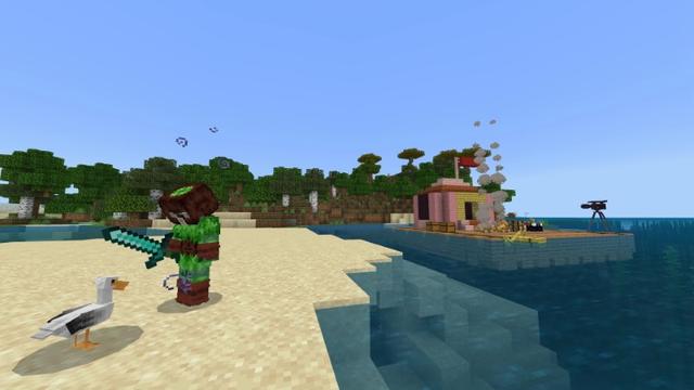 Screenshot of the Minecraft Bedrock Marketplace product 7 Days Stranded At Sea created by Lifeboat.