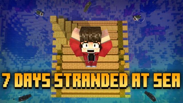 Thumbnail of the Minecraft Bedrock Marketplace product 7 Days Stranded At Sea created by Lifeboat.