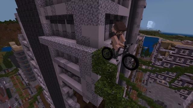 Screenshot of the Minecraft Bedrock Marketplace product Abandoned City: Survive 7 Days created by Lifeboat.