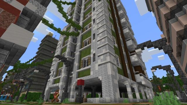 Screenshot of the Minecraft Bedrock Marketplace product Abandoned City: Survive 7 Days created by Lifeboat.