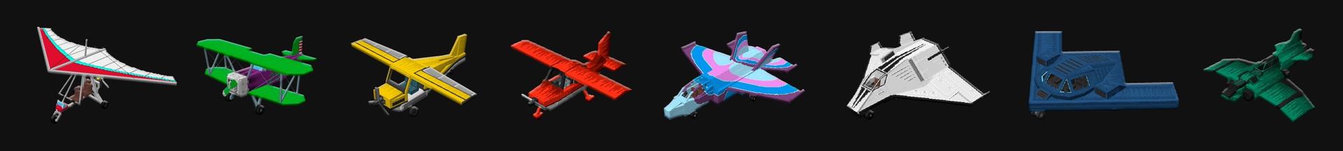 Panorama of the Minecraft Bedrock Marketplace product Airplane Rush created by Lifeboat.