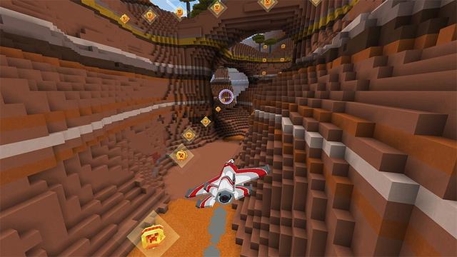 Screenshot of the Minecraft Bedrock Marketplace product Airplane Rush created by Lifeboat.