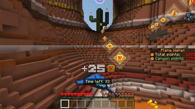 Screenshot of the Minecraft Bedrock Marketplace product Airplane Rush created by Lifeboat.