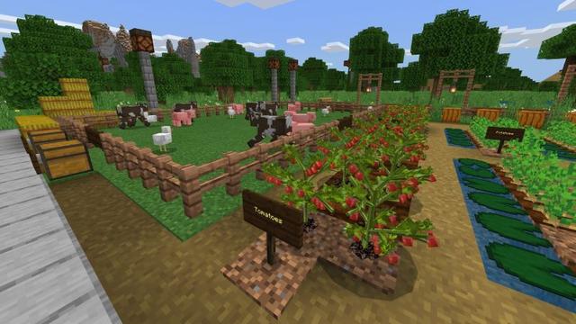 Screenshot of the Minecraft Bedrock Marketplace product American Café created by Lifeboat.