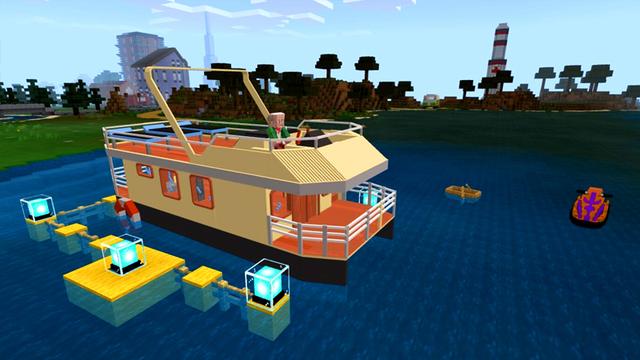 Screenshot of the Minecraft Bedrock Marketplace product American RVs created by Lifeboat.
