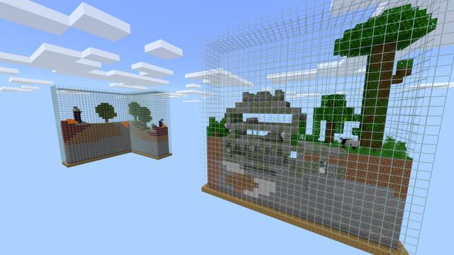 Screenshot of the Minecraft Bedrock Marketplace product Ant Farm Skyblock created by Lifeboat.