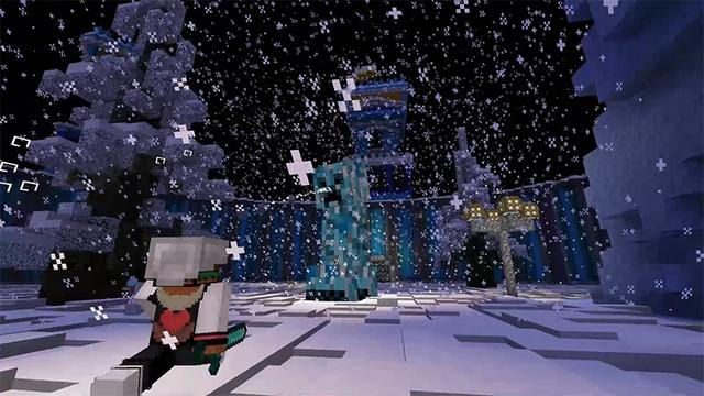 Screenshot of the Minecraft Bedrock Marketplace product Arctic Mob Arena created by Lifeboat.