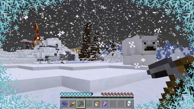 Screenshot of the Minecraft Bedrock Marketplace product Arctic Survival created by Lifeboat.