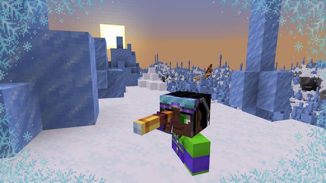Screenshot of the Minecraft Bedrock Marketplace product Arctic Survival created by Lifeboat.