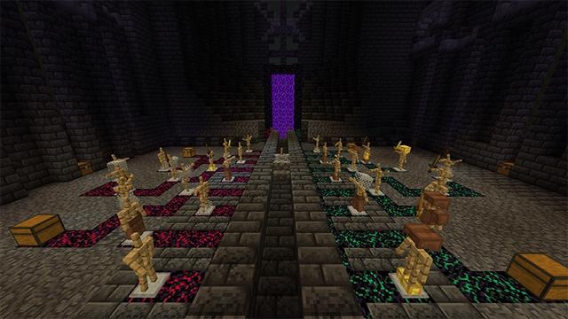 Screenshot of the Minecraft Bedrock Marketplace product Armor Stand Soldiers Add-On created by Lifeboat.
