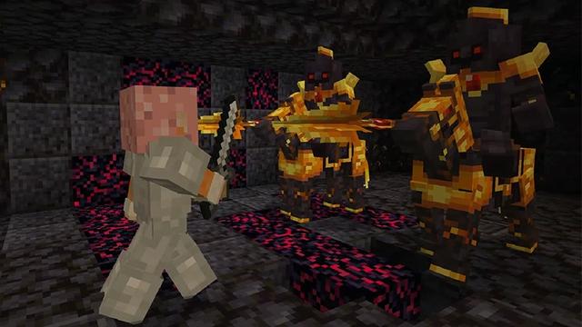 Screenshot of the Minecraft Bedrock Marketplace product Armor Stand Soldiers Add-On created by Lifeboat.