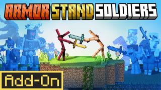 Thumbnail of the Minecraft Bedrock Marketplace product Armor Stand Soldiers Add-On created by Lifeboat.