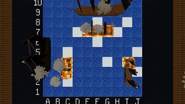 Screenshot of the Minecraft Bedrock Marketplace product Battle Boats created by Lifeboat.