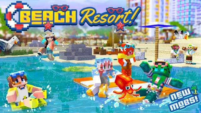 Thumbnail of the Minecraft Bedrock Marketplace product Beach Resort created by Lifeboat.