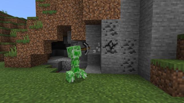 Screenshot of the Minecraft Bedrock Marketplace product Become a Creeper created by Lifeboat.