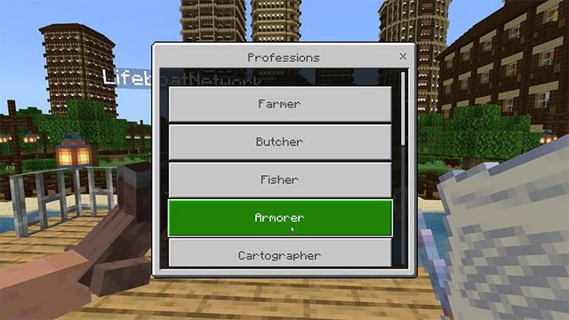 Screenshot of the Minecraft Bedrock Marketplace product Become a Villager created by Lifeboat.