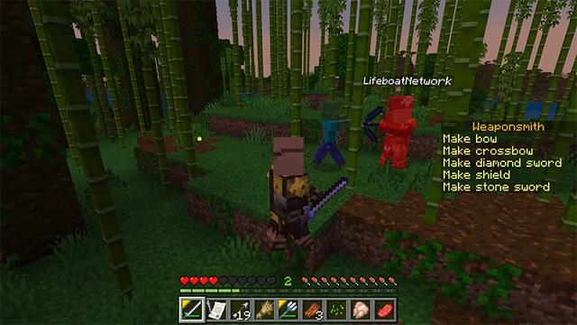 Screenshot of the Minecraft Bedrock Marketplace product Become a Villager created by Lifeboat.
