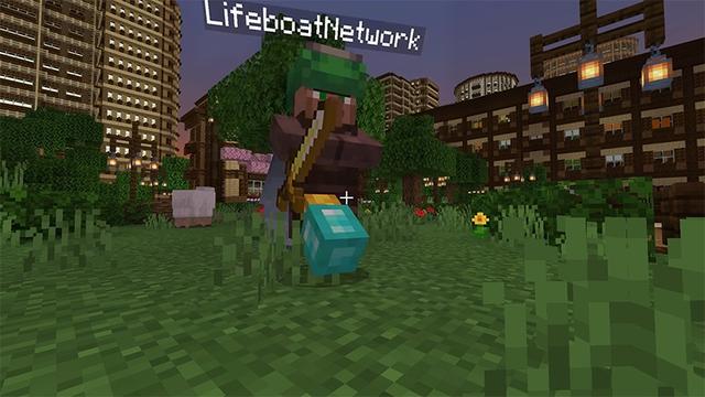 Screenshot of the Minecraft Bedrock Marketplace product Become a Villager created by Lifeboat.