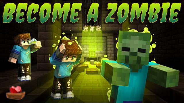 Thumbnail of the Minecraft Bedrock Marketplace product Become a Zombie created by Lifeboat.