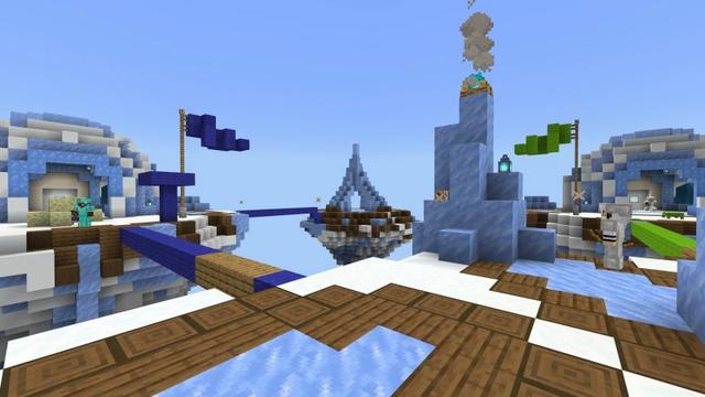 Screenshot of the Minecraft Bedrock Marketplace product BedWars: Origins created by Lifeboat.