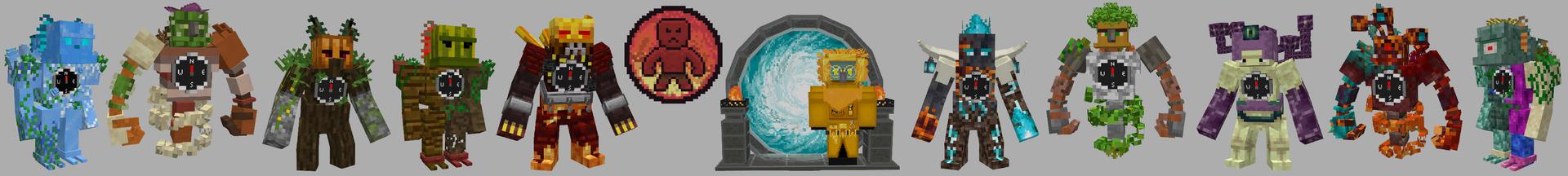 Panorama of the Minecraft Bedrock Marketplace product Biome Bosses created by Lifeboat.
