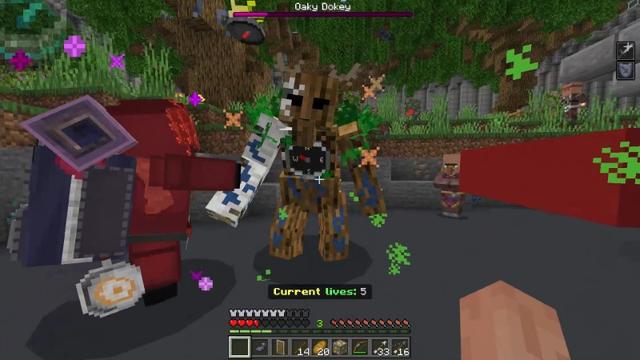 Screenshot of the Minecraft Bedrock Marketplace product Biome Bosses created by Lifeboat.