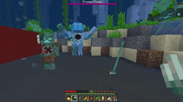 Screenshot of the Minecraft Bedrock Marketplace product Biome Bosses created by Lifeboat.
