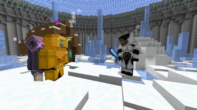 Screenshot of the Minecraft Bedrock Marketplace product Biome Bosses created by Lifeboat.