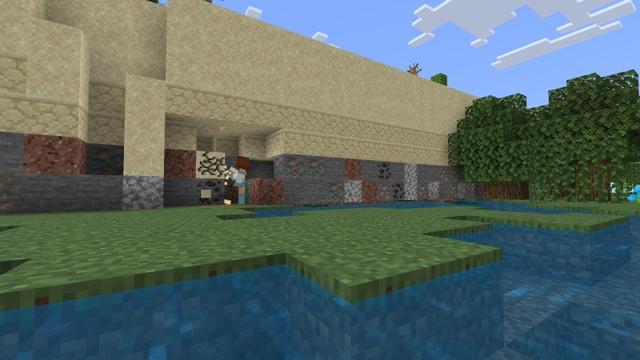 Screenshot of the Minecraft Bedrock Marketplace product Biome Pyramid created by Lifeboat.