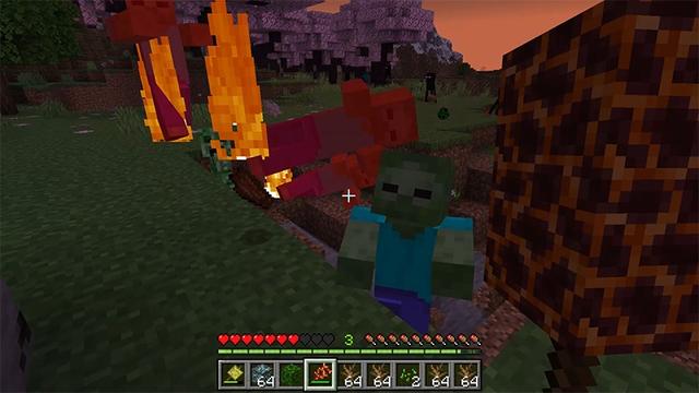 Screenshot of the Minecraft Bedrock Marketplace product Block Hammers Add-On created by Lifeboat.
