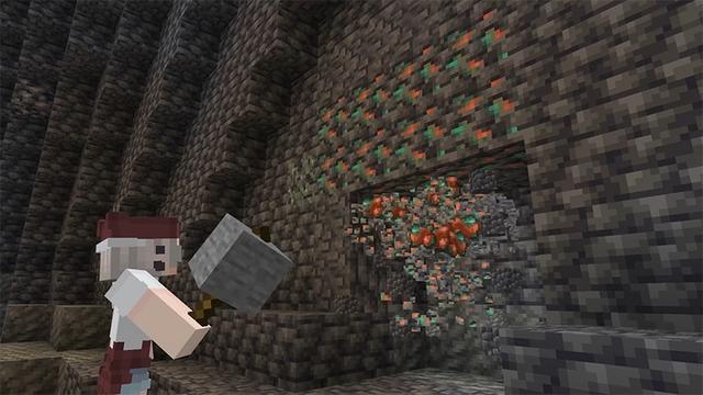 Screenshot of the Minecraft Bedrock Marketplace product Block Hammers Add-On created by Lifeboat.
