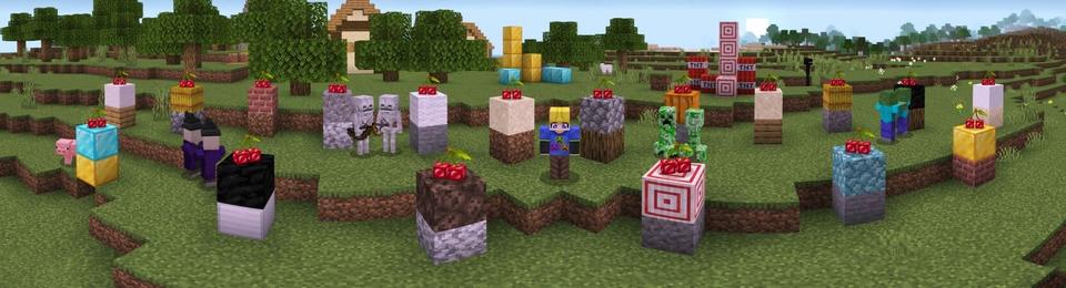 Panorama of the Minecraft Bedrock Marketplace product Block Shuffle created by Lifeboat.