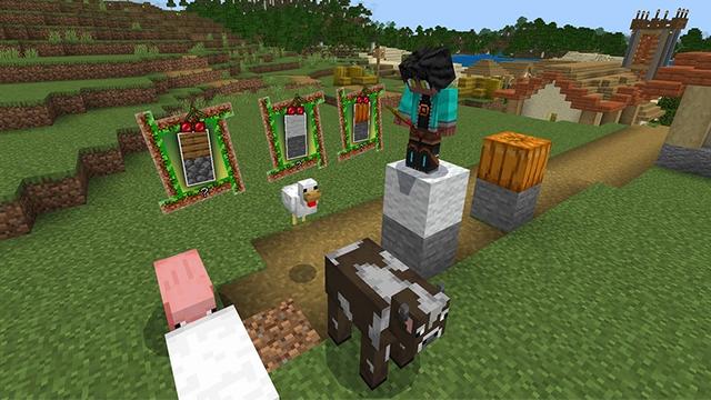 Screenshot of the Minecraft Bedrock Marketplace product Block Shuffle created by Lifeboat.