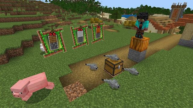 Screenshot of the Minecraft Bedrock Marketplace product Block Shuffle created by Lifeboat.