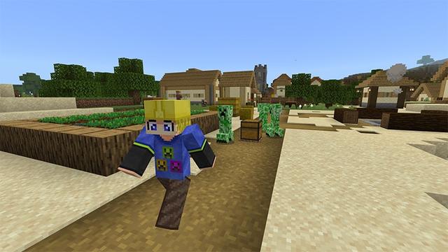 Screenshot of the Minecraft Bedrock Marketplace product Block Shuffle created by Lifeboat.