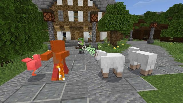 Screenshot of the Minecraft Bedrock Marketplace product Blocks are Mobs created by Lifeboat.