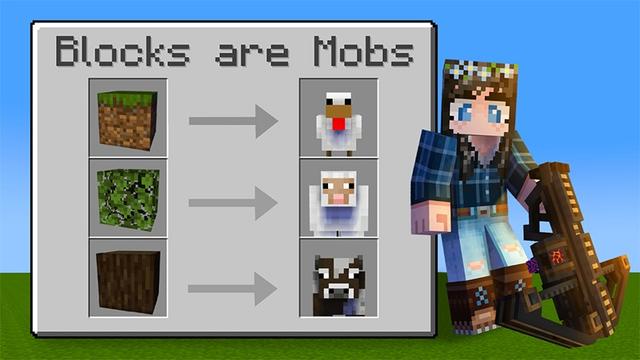 Thumbnail of the Minecraft Bedrock Marketplace product Blocks are Mobs created by Lifeboat.