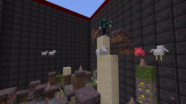 Screenshot of the Minecraft Bedrock Marketplace product Blocktris created by Lifeboat.