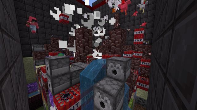 Screenshot of the Minecraft Bedrock Marketplace product Blocktris created by Lifeboat.