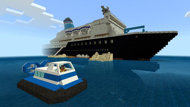 Screenshot of the Minecraft Bedrock Marketplace product Boats created by Lifeboat.