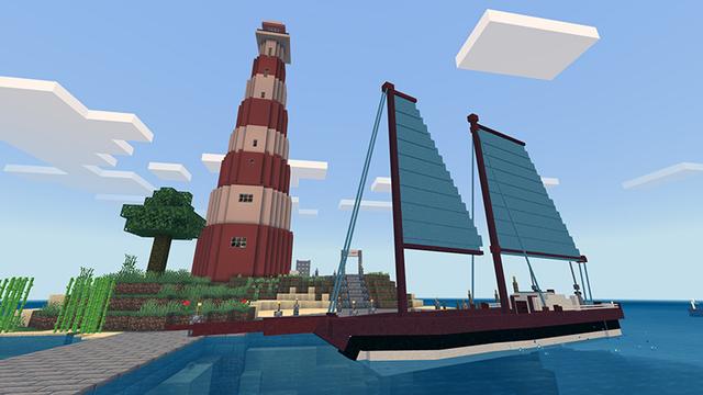Screenshot of the Minecraft Bedrock Marketplace product Boats created by Lifeboat.