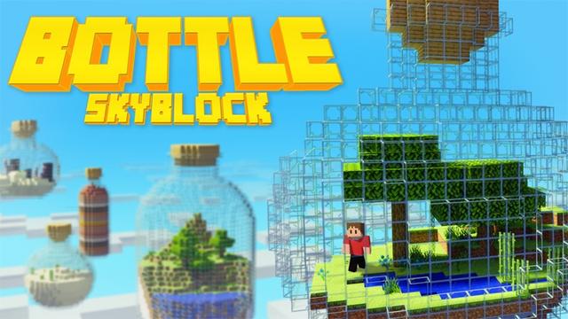 Thumbnail of the Minecraft Bedrock Marketplace product Bottle Skyblock created by Lifeboat.
