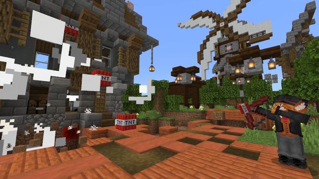 Screenshot of the Minecraft Bedrock Marketplace product Bow+ created by Lifeboat.